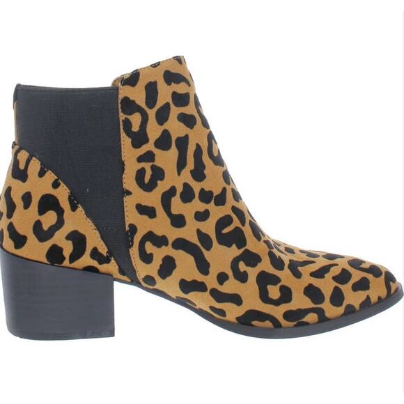 Chinese Laundry Finn Leopard Ankle Boots - 8.5 - Picture 8 of 8